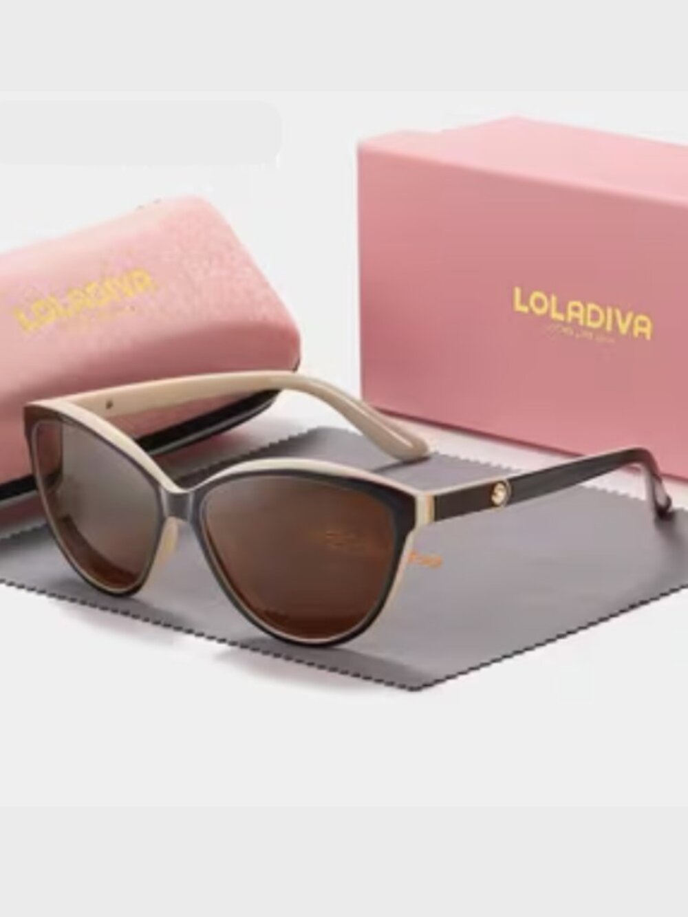 LolaDiva - Sunglasses, White Coffee (🛍25% OFF ANY TWO ITEMS🛍) - Picture 4 of 6